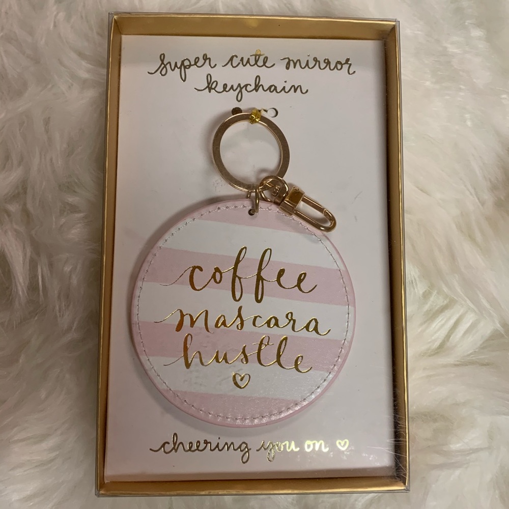 Mirrored key chain